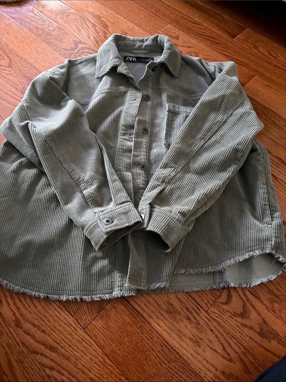 Zara corduroy shacket